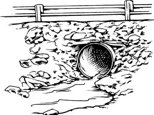 culvert noun .